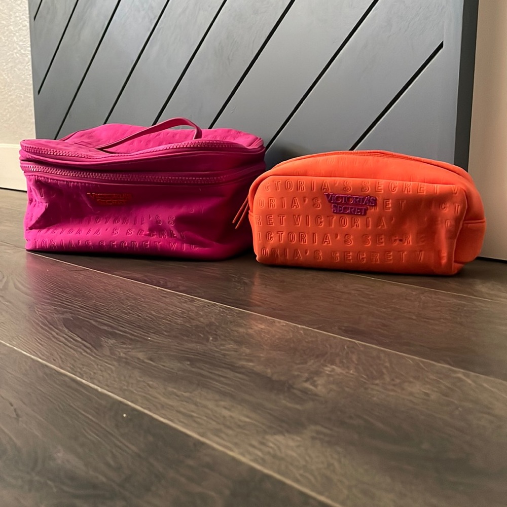Victoria’s Secret makeup case and mini bag